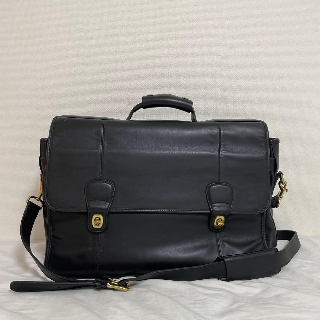 90s オールドコーチ ビジネスバッグ メッセンジャーバッグA4 2WAY