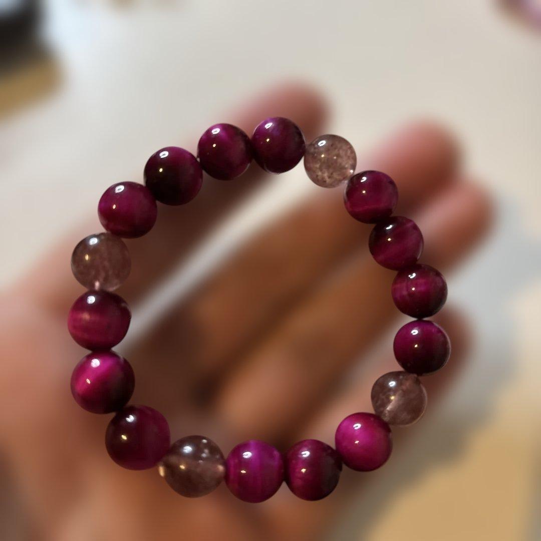 ズーンとくる！ストロベリークオーツたんとピンクタイガーアイたん！