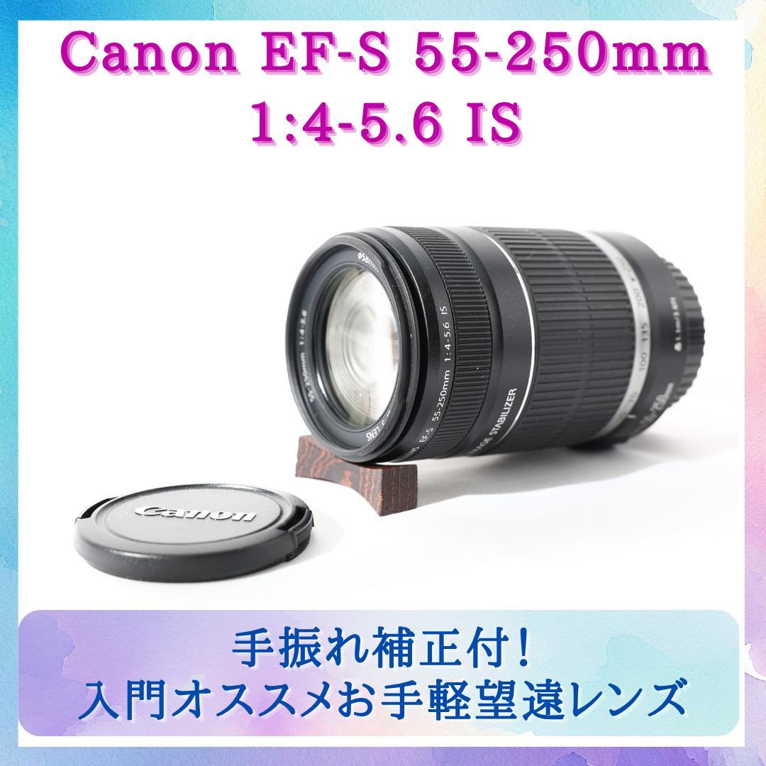 【手振れ補正付】EF-S55-250mm F4-5.6 IS 初心者オススメ