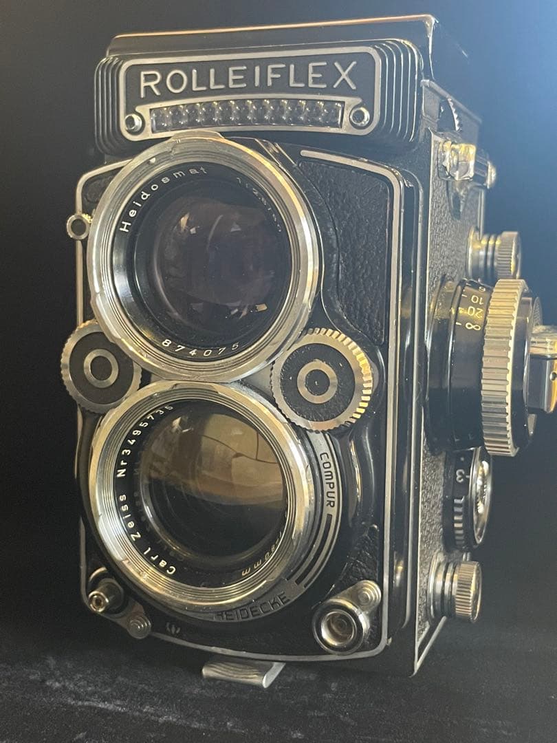 [露出計完動]Rolleiflex 2.8F Planar 80mm 二眼カメラ