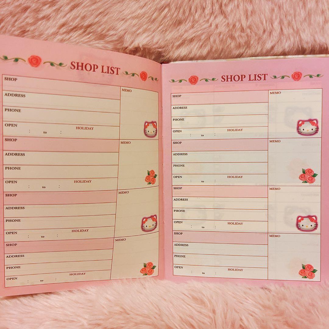 希少レア　ハローキティ　スケジュール帳　DATEBOOK 2001 平成レトロ
