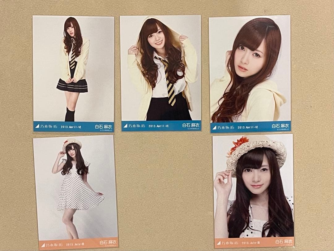 (よっしーよっしー) 白石麻衣さん　生写真　5枚セット