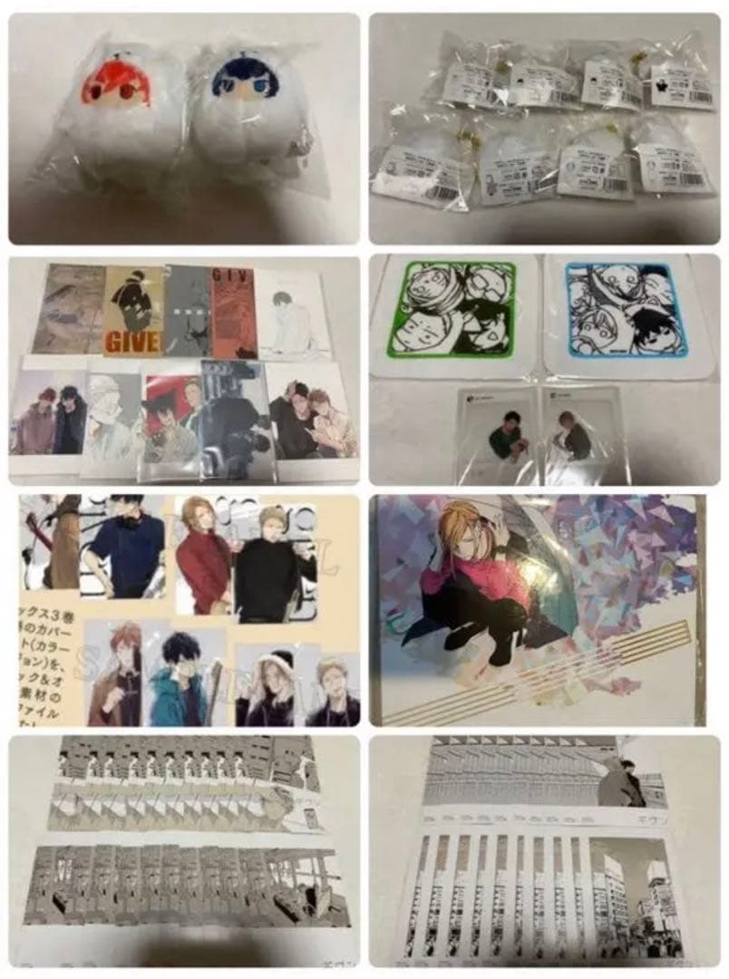 ギヴン　けだまぬい　クリアカード　ポストカード　ビジュアルボード　など