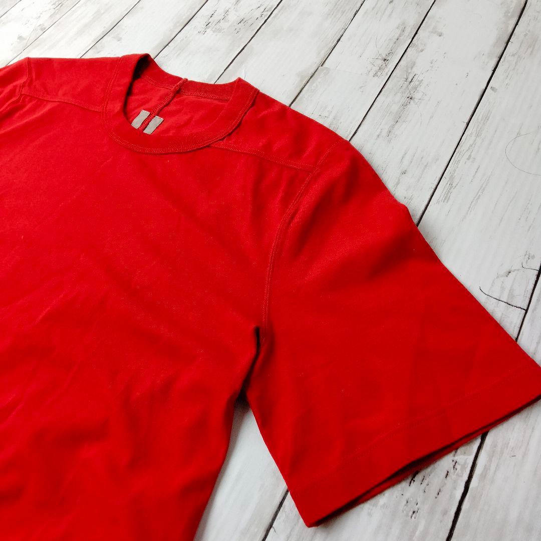 リックオウエンス【美品】Tシャツ　Ｌサイズ　RICK OWENS　赤