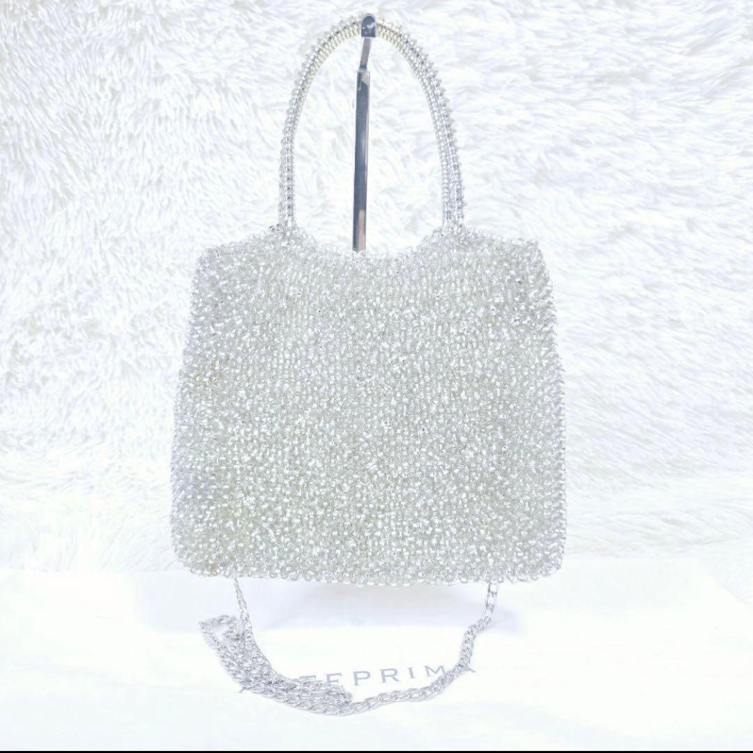 美品✨アンテプリマ スクエア ミディアム シルバー チェーン