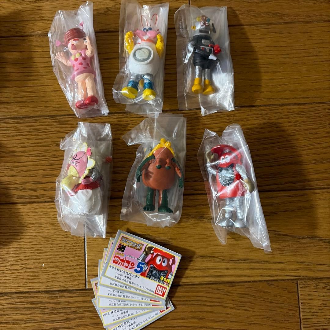激レア★台紙付き！がんばれロボコンI〜5 全フルコンプ　フィギュア