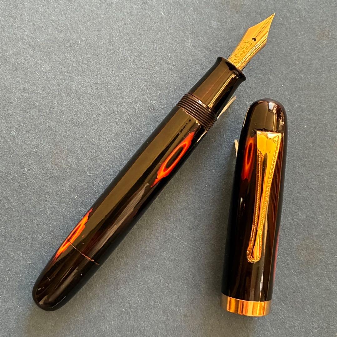 酒井栄助　手作り万年筆　変わり塗り　兜木銀次郎　土田修一