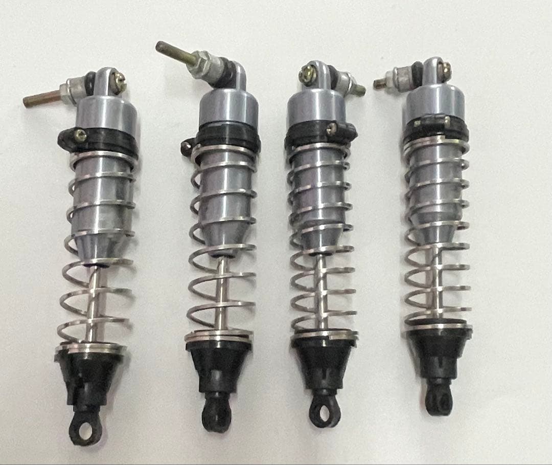 z*e様 タミヤ製ハイキャップアルミオイルダンパーフロントリア4本セット