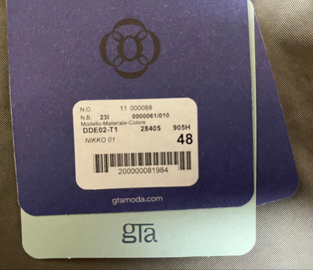 【美品】GTA NIKKO １プリーツ　48 グレー
