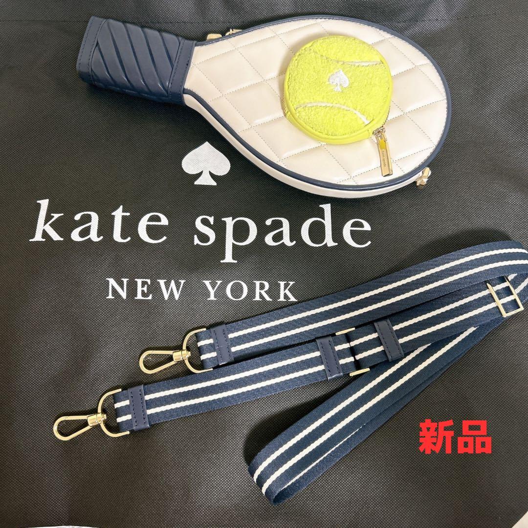 kate spade グランドスラム 3D ミニ テニス ラケット クロスボディ