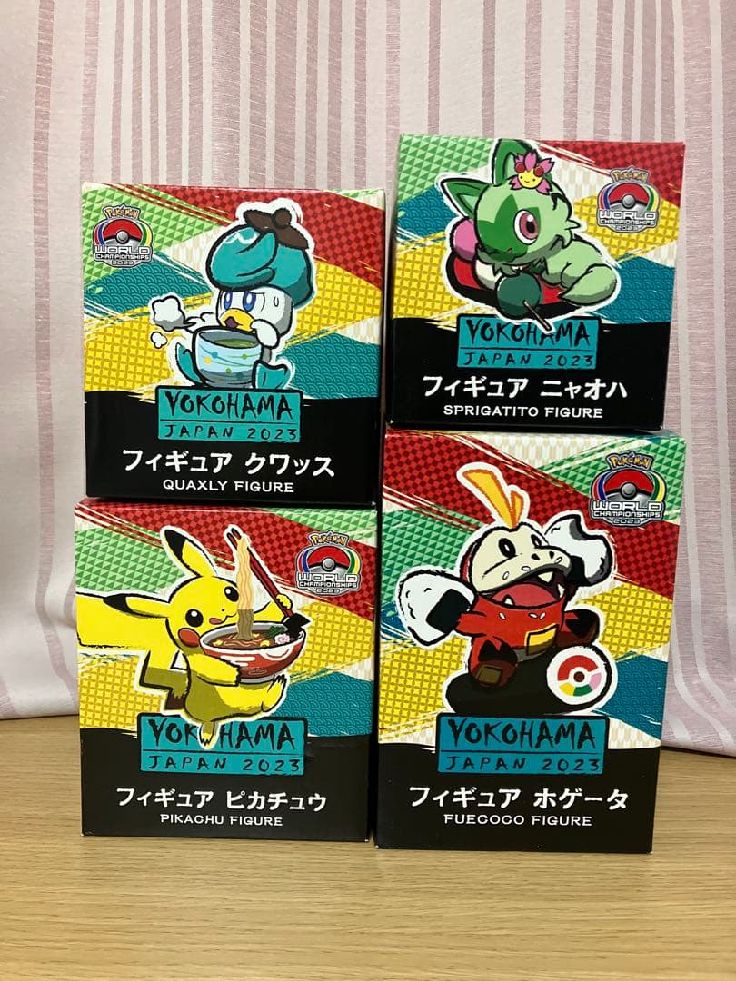 新品未開封　ポケモン2023WCS横浜限定　ポケモンフィギュア　全4種セット
