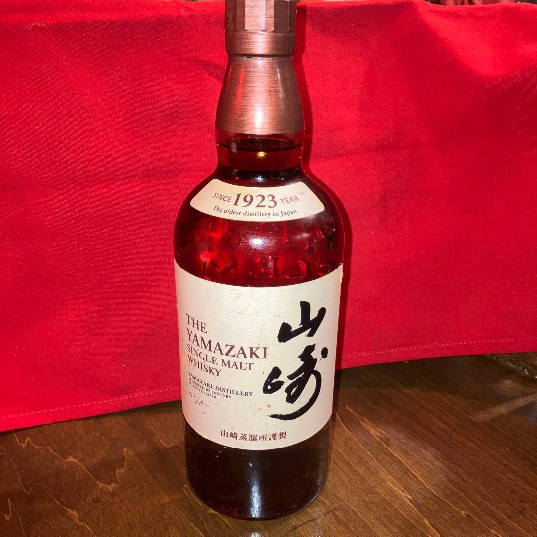 山崎　ウイスキー　箱無し　未開封