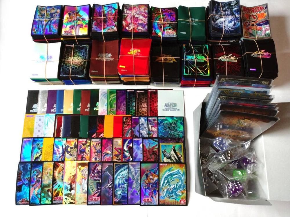遊戯王 スリーブ プロテクター サプライ ダイス 大量まとめ売り