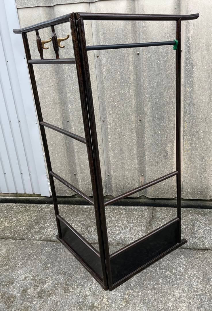 稀少/古道具/当時物/無垢材/木製/衣紋掛け/衣桁/着物掛け/25