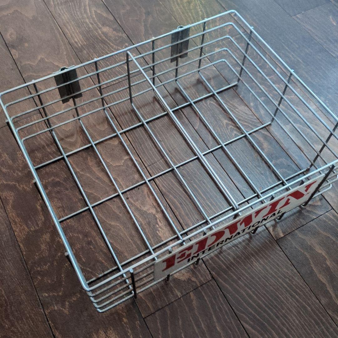 非売品 EDWIN ワイヤーバスケット スチール