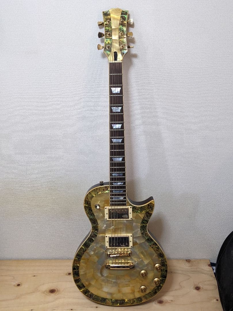 【希少品】 豪華インレイ レスポールタイプギター アントニオ工房
