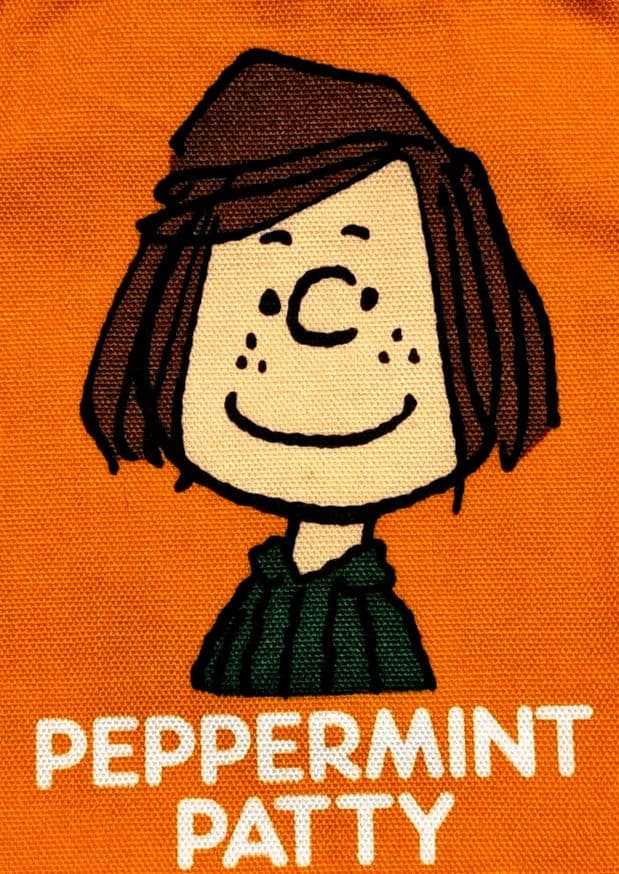 激レア！SNOOPY＆ペパーミントパティ　巾着ポーチ　未使用　レトロ