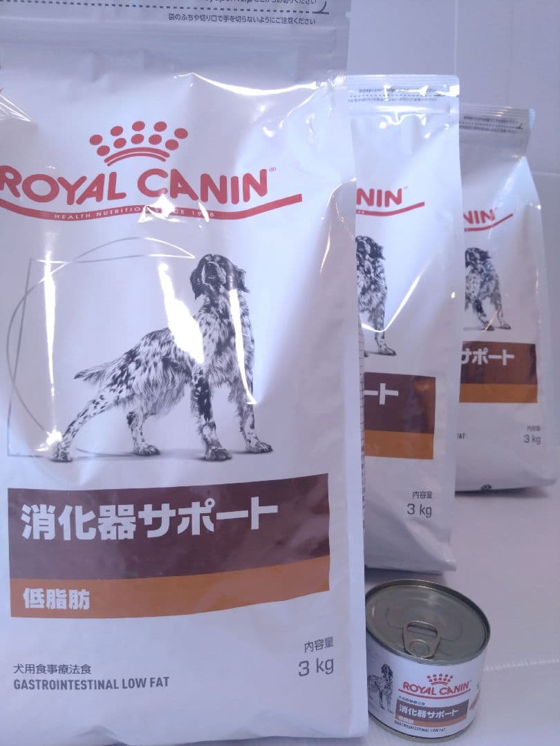 【まとめ買い！】ロイヤルカナン　消化器サポート 低脂肪 3kg×3袋 　缶詰1個