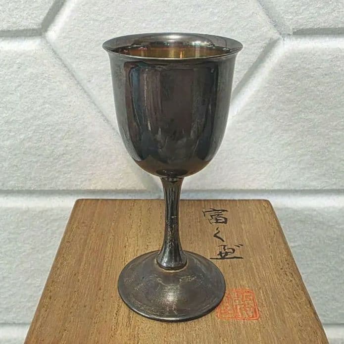 フ*ー様 純銀の酒器（杯）桐箱入り 未使用