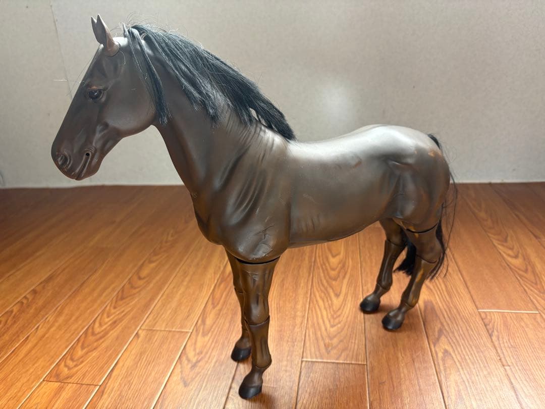 DORAGON社製 1/6サイズ　馬のフィギュア　ダークブラウン　1体