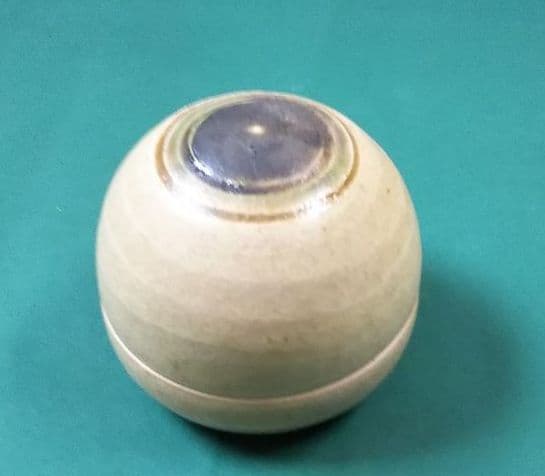 茶道具 黄瀬戸 宝珠 香合 水野健二 新品未使用