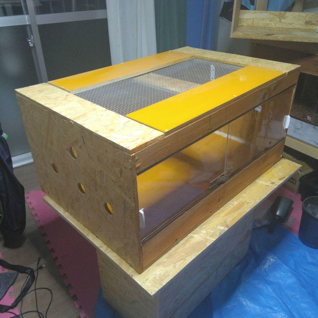 自作爬虫類ケージ