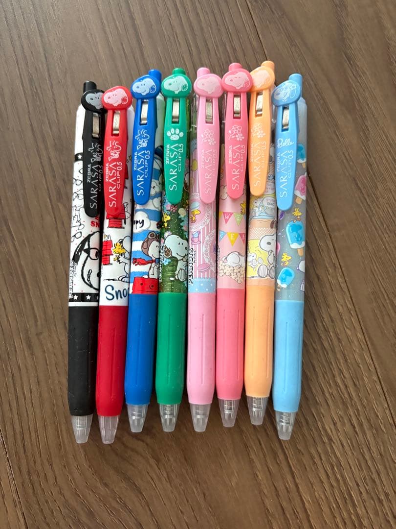 SARASA ボールペン 8本セット スヌーピー