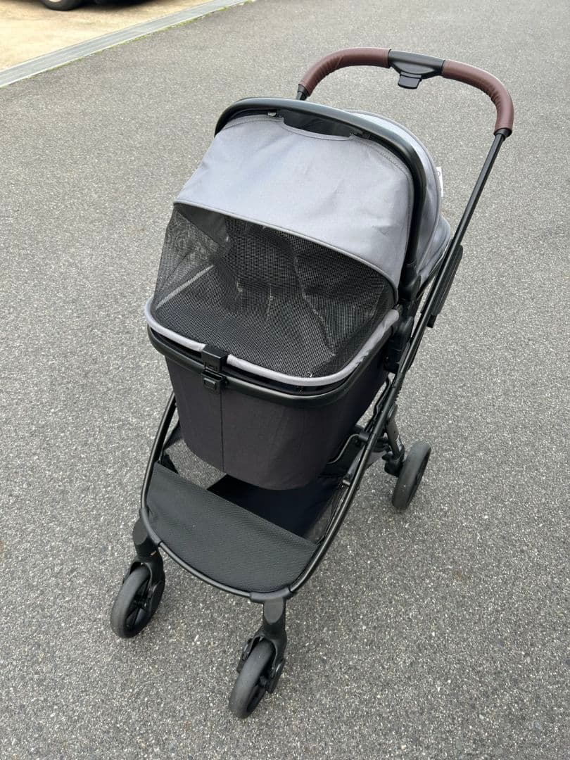 タイムセール★【ピッコロカーネ】ペットカート ワンタッチスタイル LIONA Ⅱ