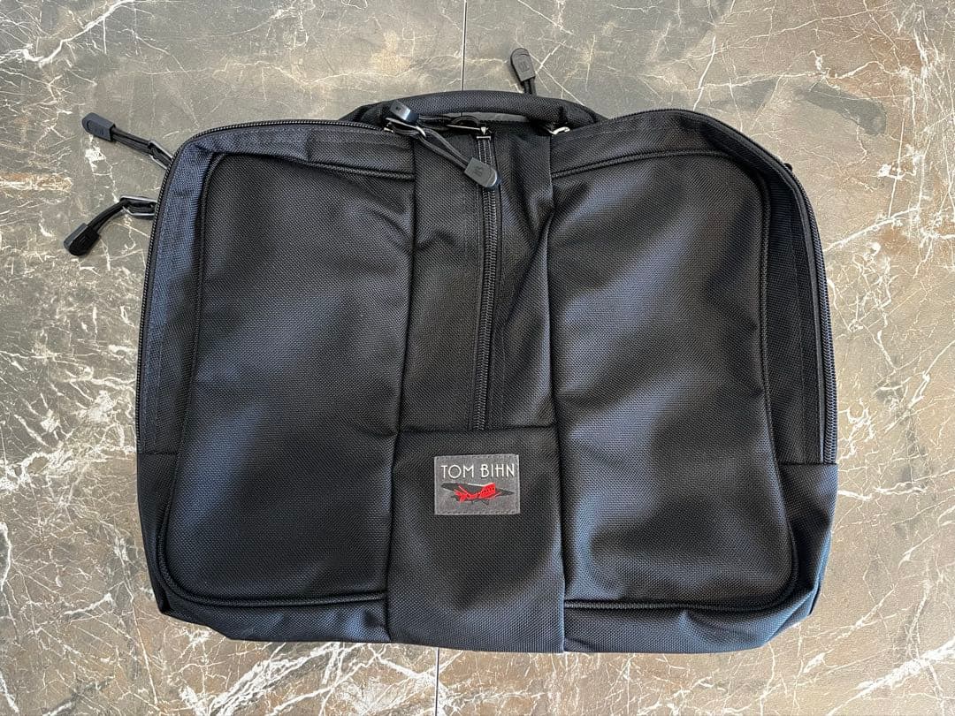 TOM BINH Pilot ブリーフケース Black Ballistic