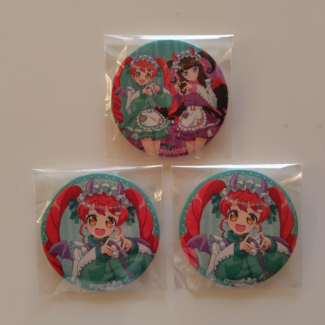 プリパラ　みかん　ハロウィン缶バッジ