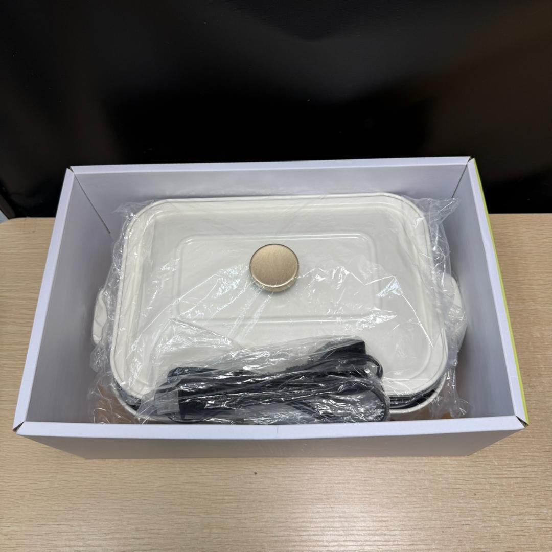 ★未使用　BRUNO　コンパクトホットプレート　BOE021