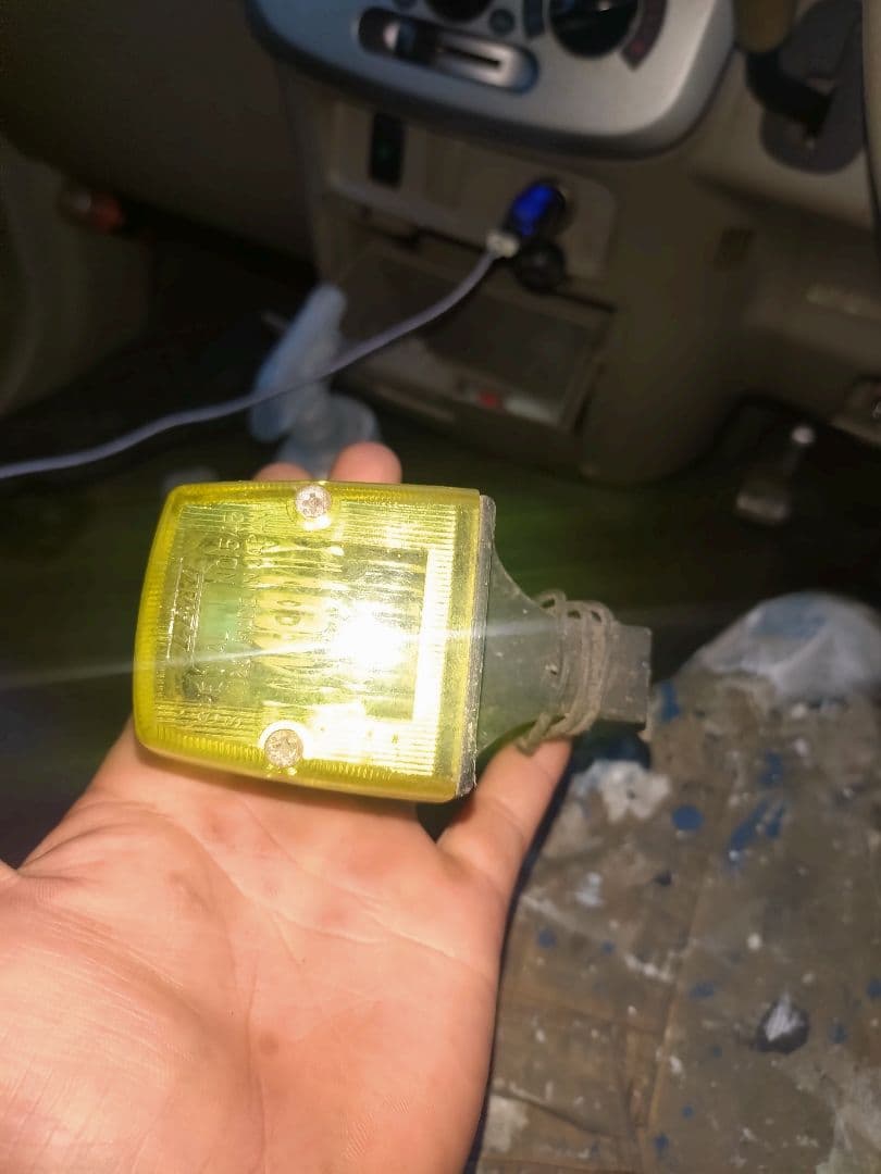 リードウィンカーイタリン当時物イエロー四角形CBX400F