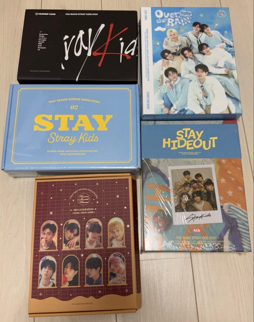 STAY straykids 1期 2期 3期4期 5期 韓国FC キッド