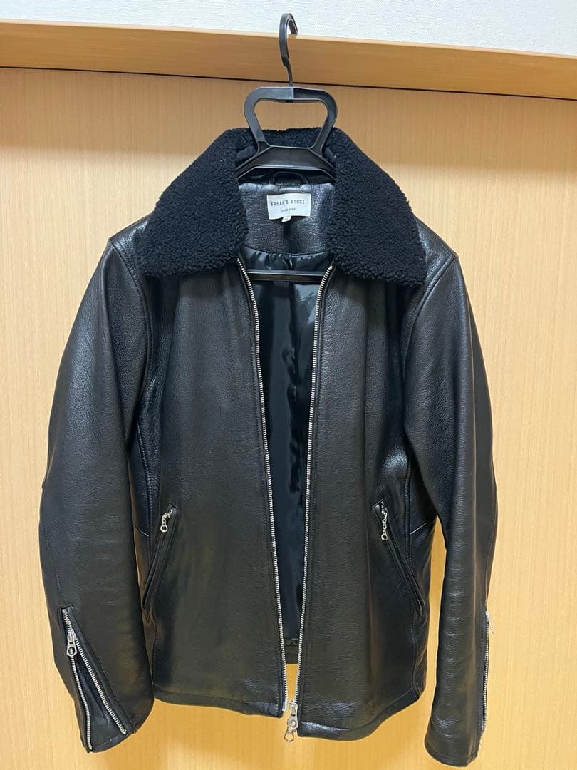 FREAK'S STORE シングルライダースジャケット M ブラック