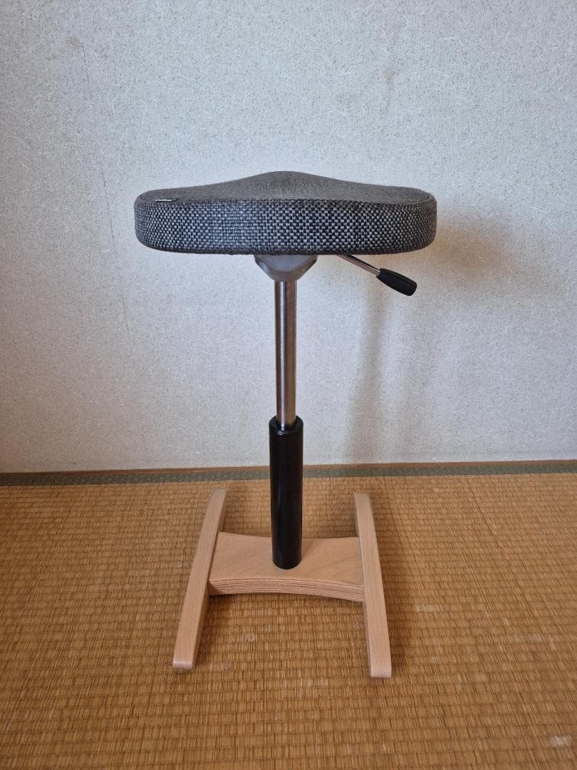 バランス シナジー ラウンドシート 織柄グレー 中古