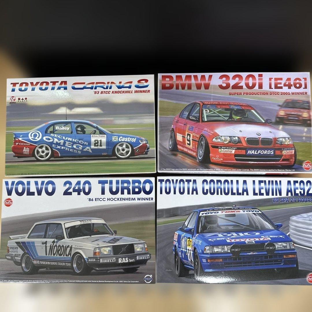 NuNu PLATZ プラモデル4台セット