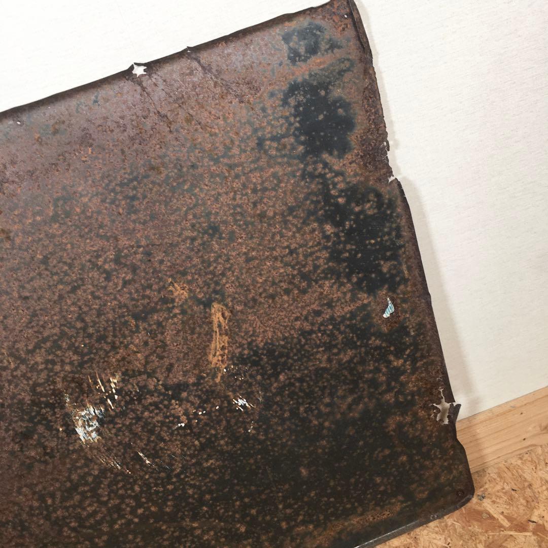 ☆縦約91㎝×横約91㎝☆ハイアース ホーロー看板 琺瑯看板 昭和レトロ