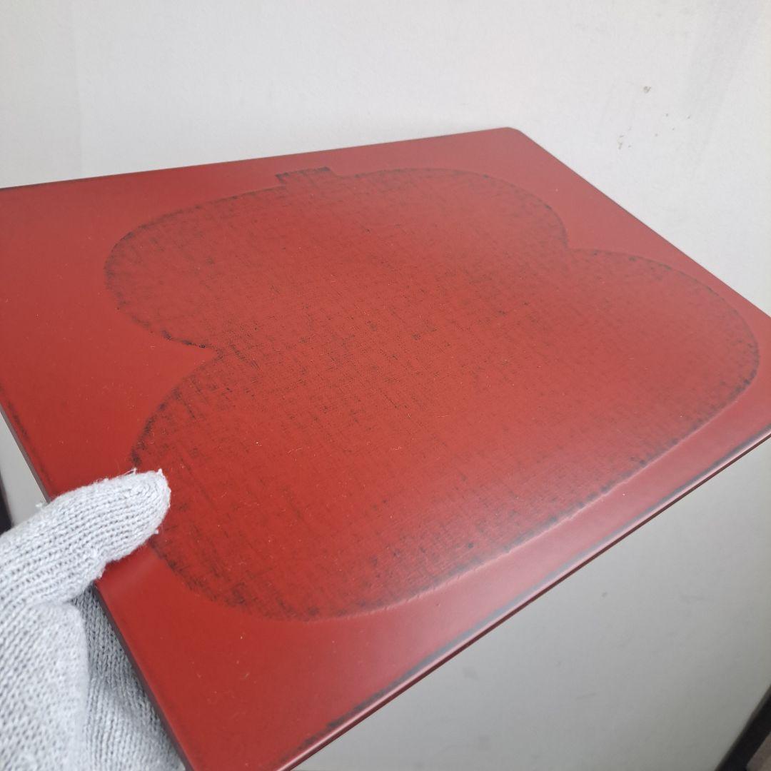 【越前漆器　尺4サイズ　長角ランチョンマット×5客】木製※MDF　瓢箪柄　根来