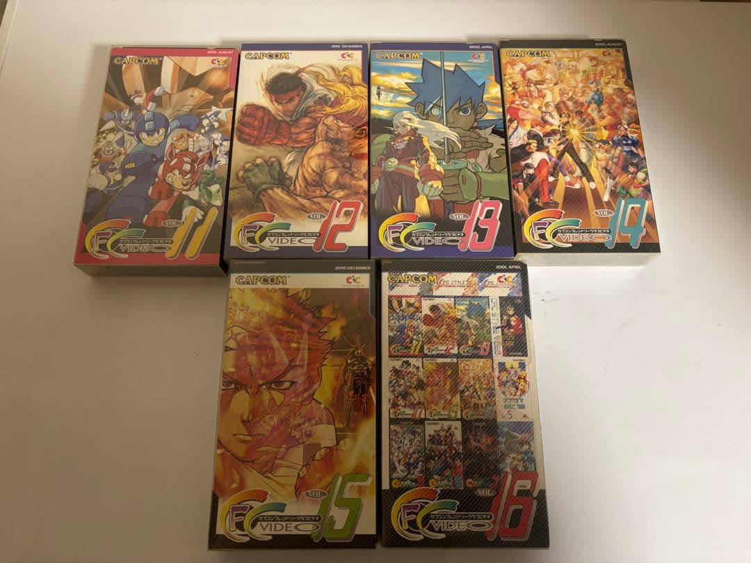 非売品 希少 レア CAPCOM カプコン フレンドリークラブビデオVHS6 本