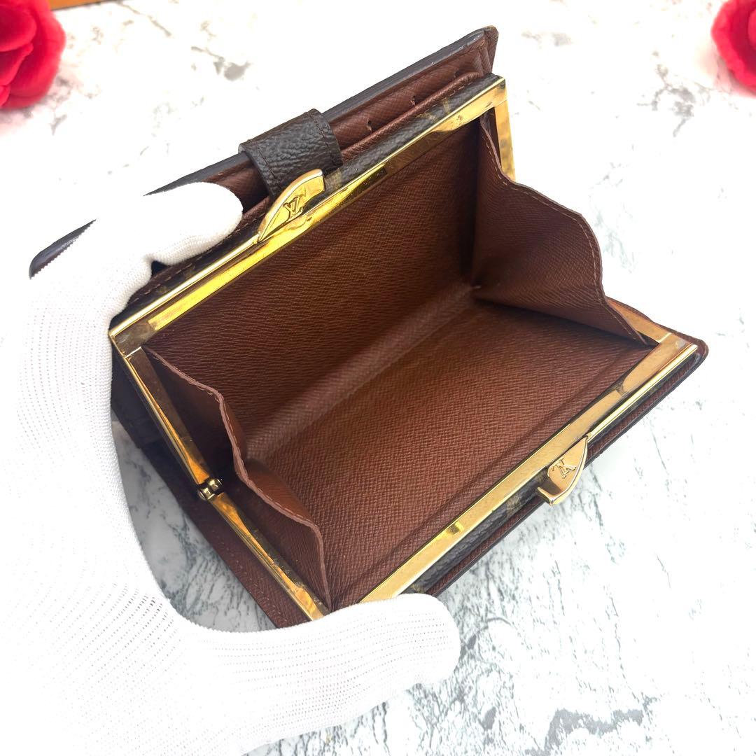 【新品同様】 ルイ ヴィトン モノグラム がま口 ヴィエノワ 折り財布
