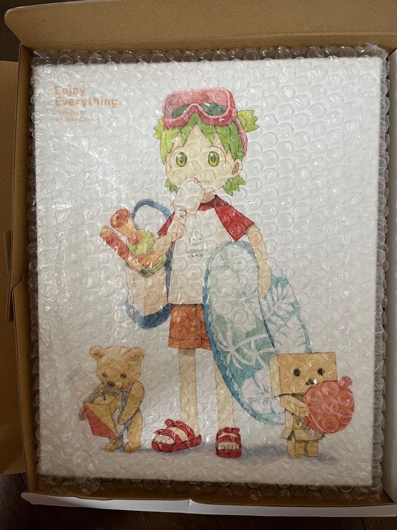 よつばと！ 夏 キャンバスアート キャンバスボード 原画展