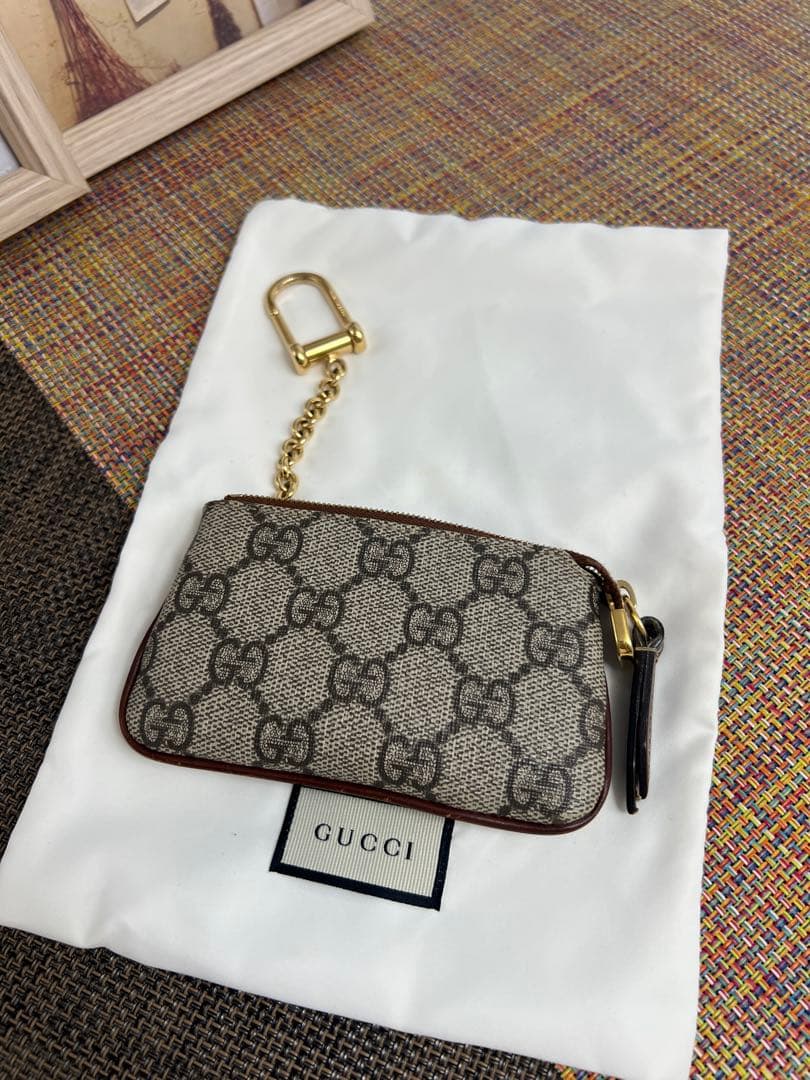 ✨極美品✨GUCCI グッチ　GGスプリーム　オフィディア 小銭入れ キーリング