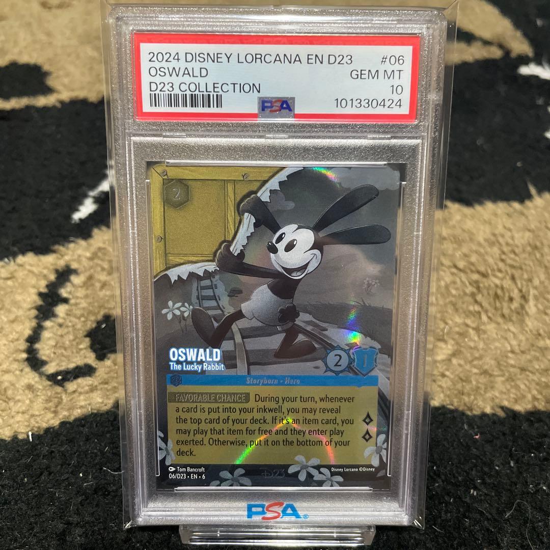 PSA10 Disney ディズニー ロルカナ ミッキー D23 オズワルド