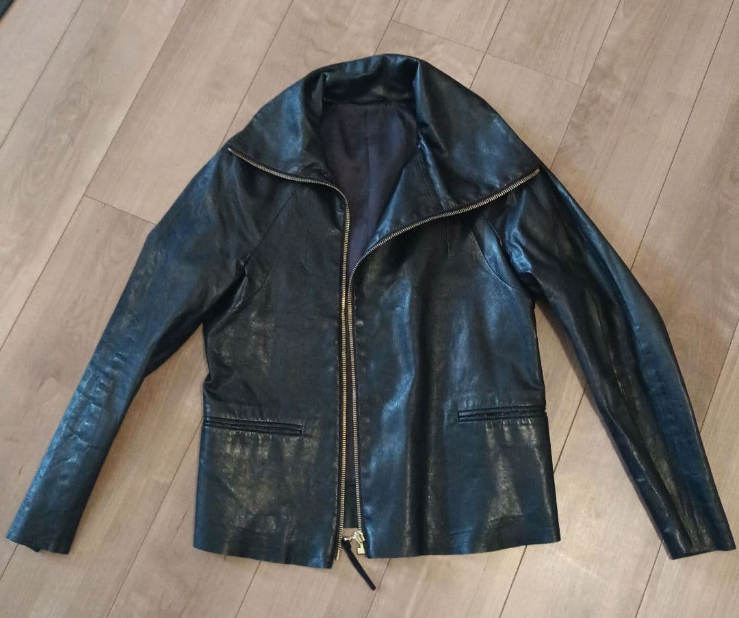 《珍品》Paul Smith 変形 ライダース　レザージャケット