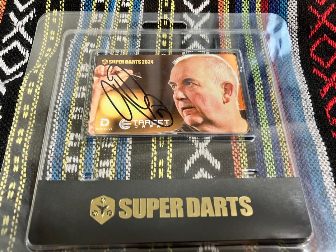 激レア　フィルテイラー　直筆サイン入り　ダーツライブカード