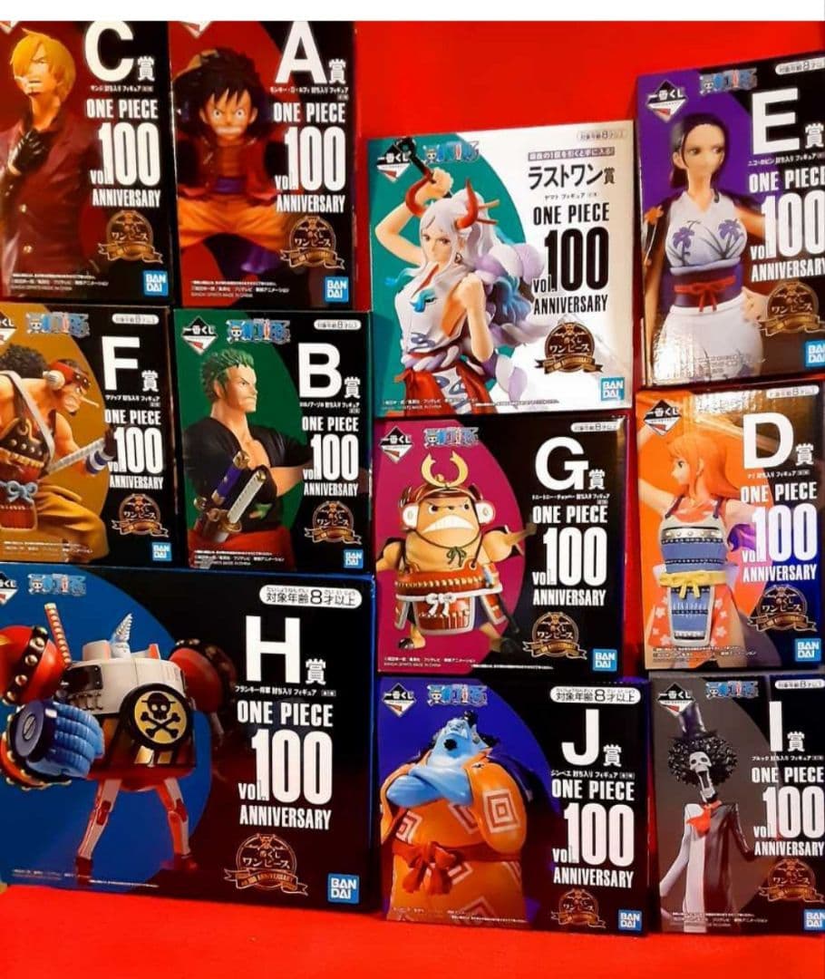 ワンピース　一番くじ 麦わらの一味　vol.100 討ち入りフィギュア　１１種