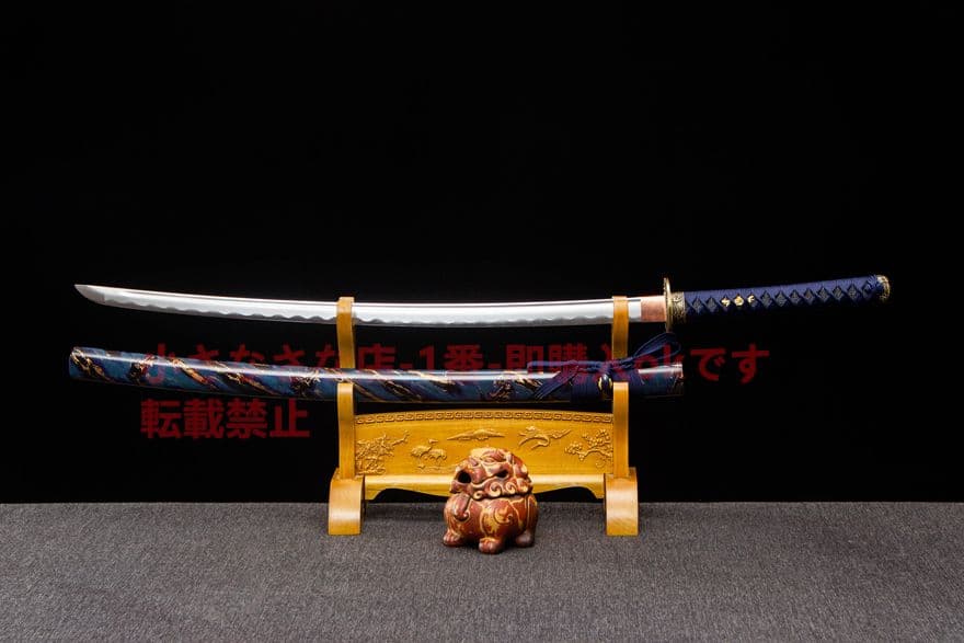 膝切武士刀-高性能マンガン鋼 武具　刀装具　日本刀　模造刀 居合刀