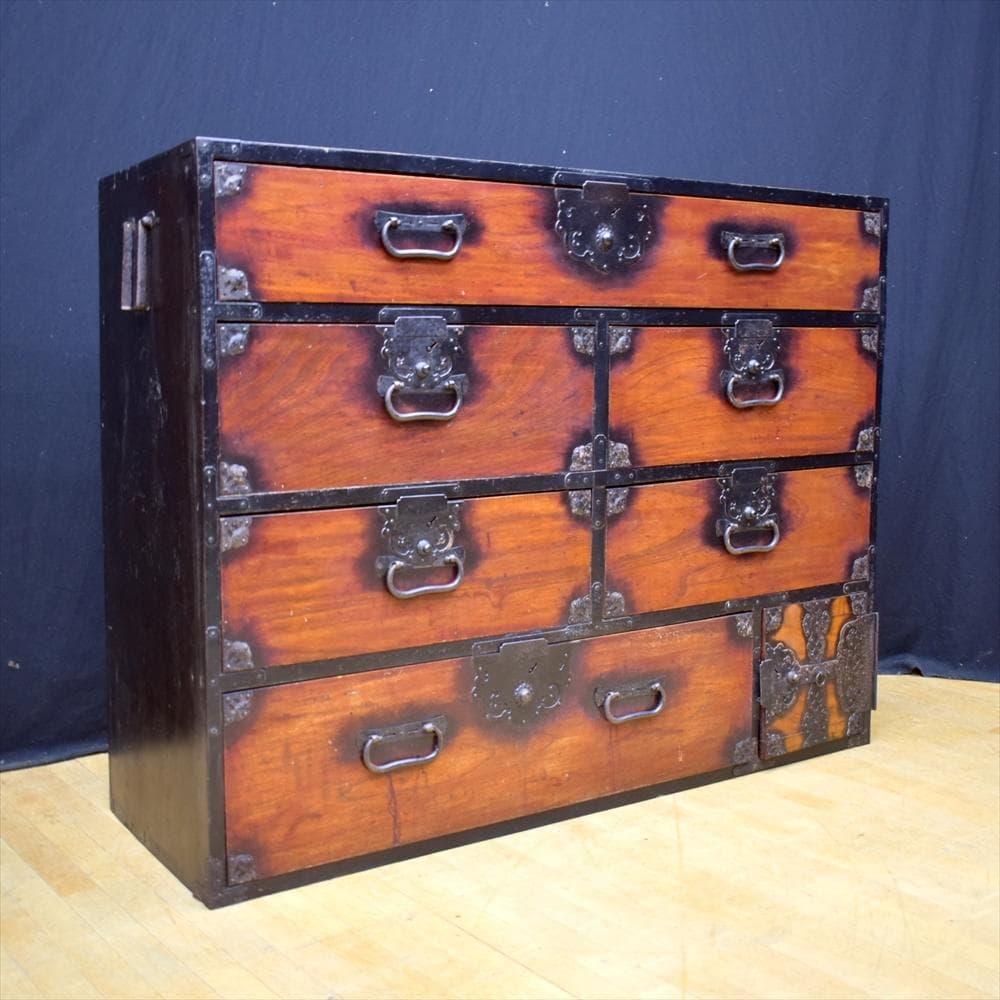 古民具　民芸家具　時代箪笥　整理箪笥　箪笥　たんす　タンス　チェスト　レトロ