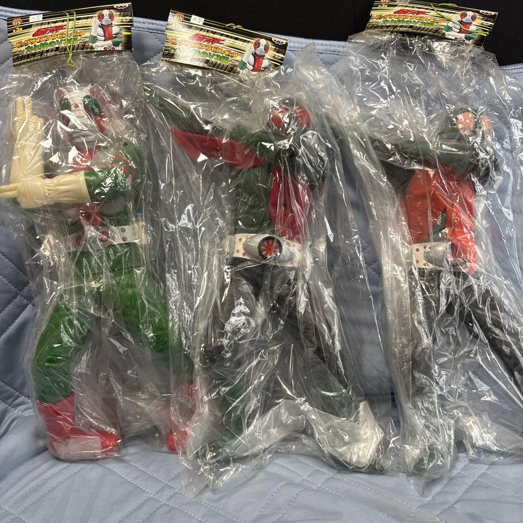 仮面ライダー ビッグサイズソフビフィギュア 3体セット