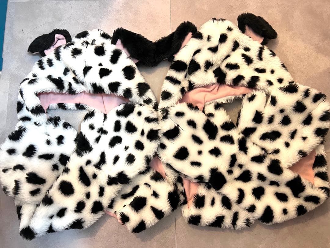 ディズニー　101匹わんちゃん　マフラー　ファンキャップ　2個セット